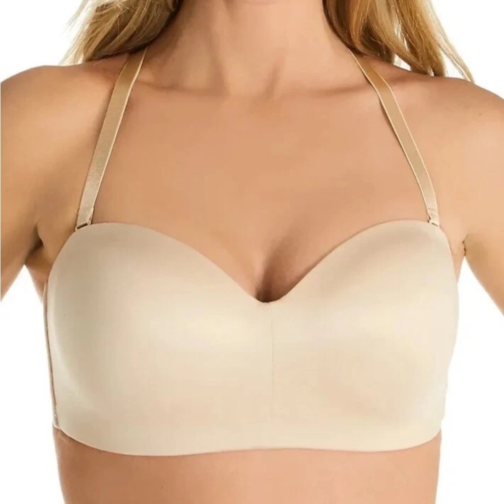 WACOAL 36DDD Staying
Power Wire Free Convertible Strapless Bra Sand NWT